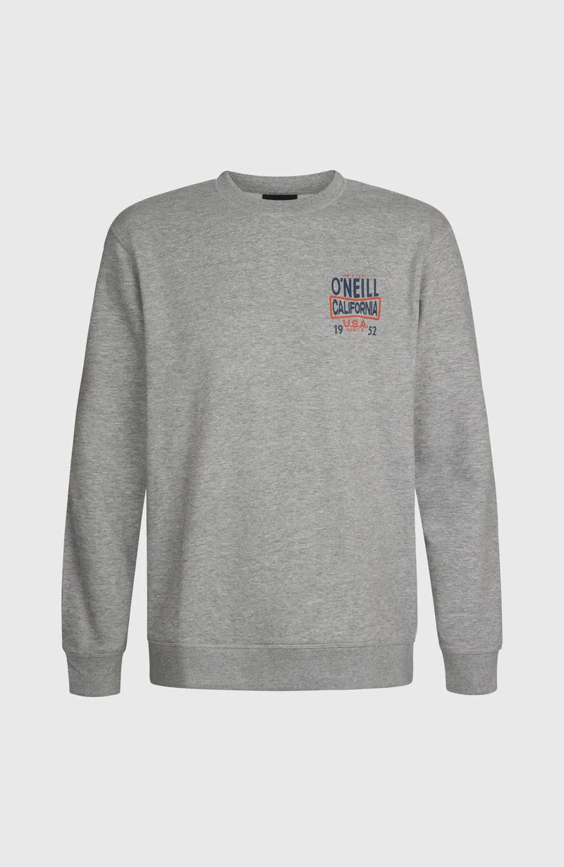 O'Neill Small Logo Crew sweater | Silver Melee