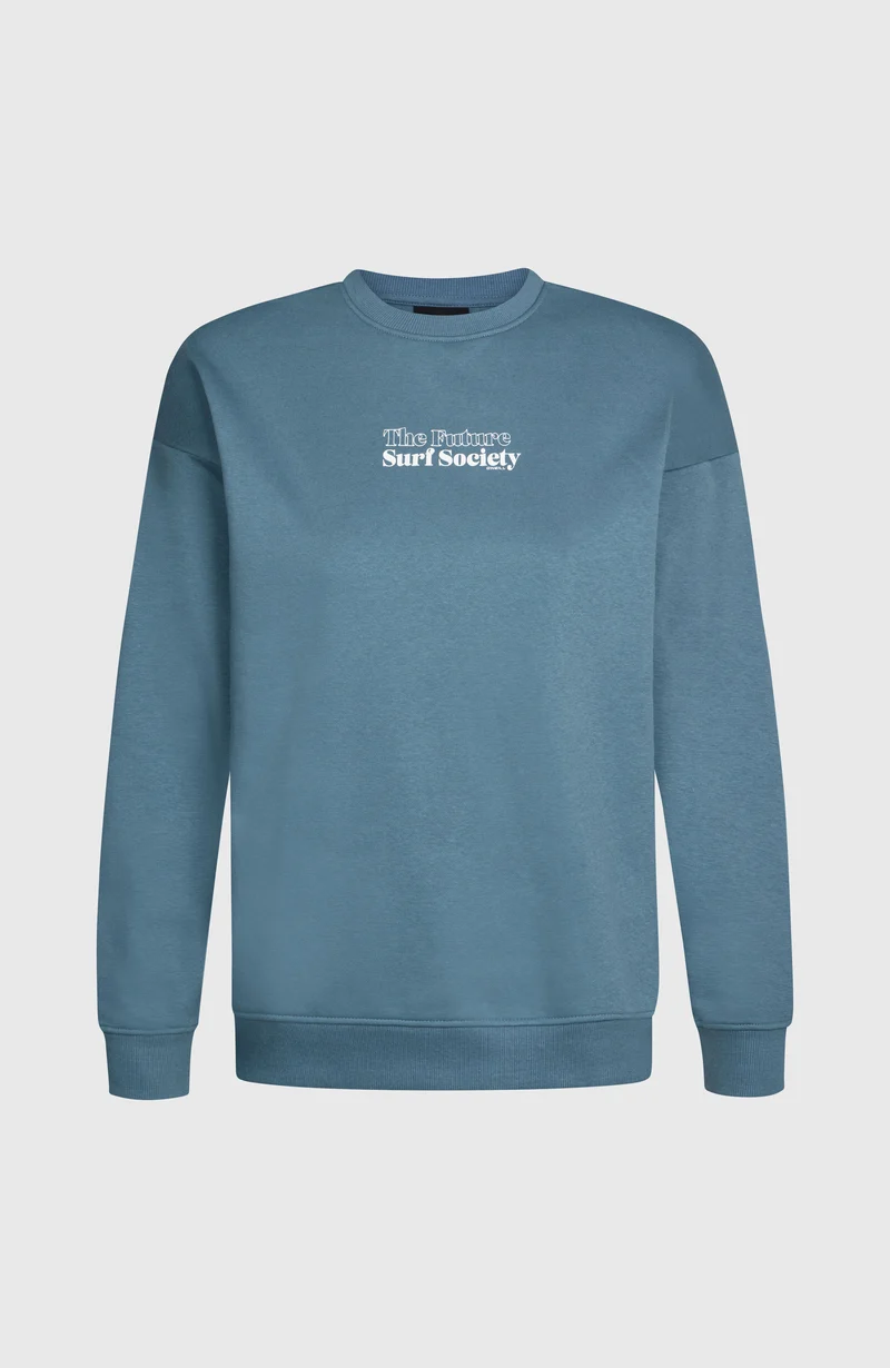 Future Surf Crew sweater | Mozart Blue