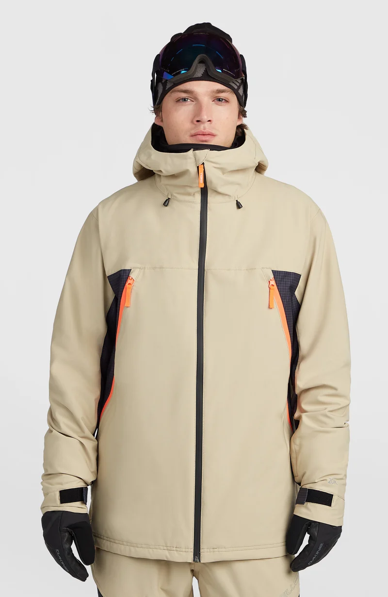 FWC'Peak Pro wintersportjas | Olive Blush Colour Block