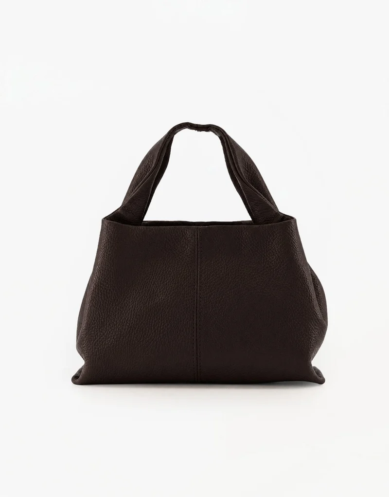 Donkerbruine Ronde Schouder - Tas