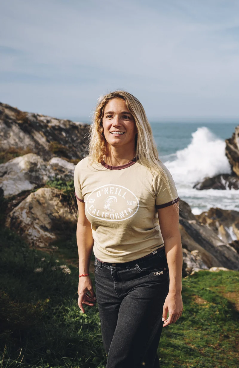 O'Riginals Front-Print T-shirt | Olive Blush
