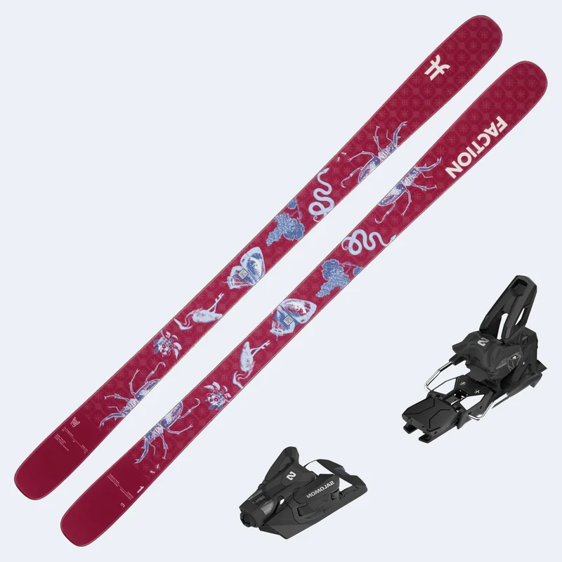 2027 Faction Prodigy 1 Capsule Skis with Salomon Strive 14 GW Bindings