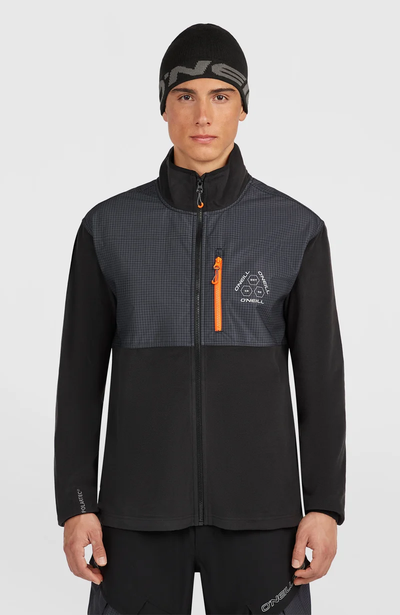 FWC'Peak Polartec® Hyperfleece vest met volledige rits | Black Out Colour Block