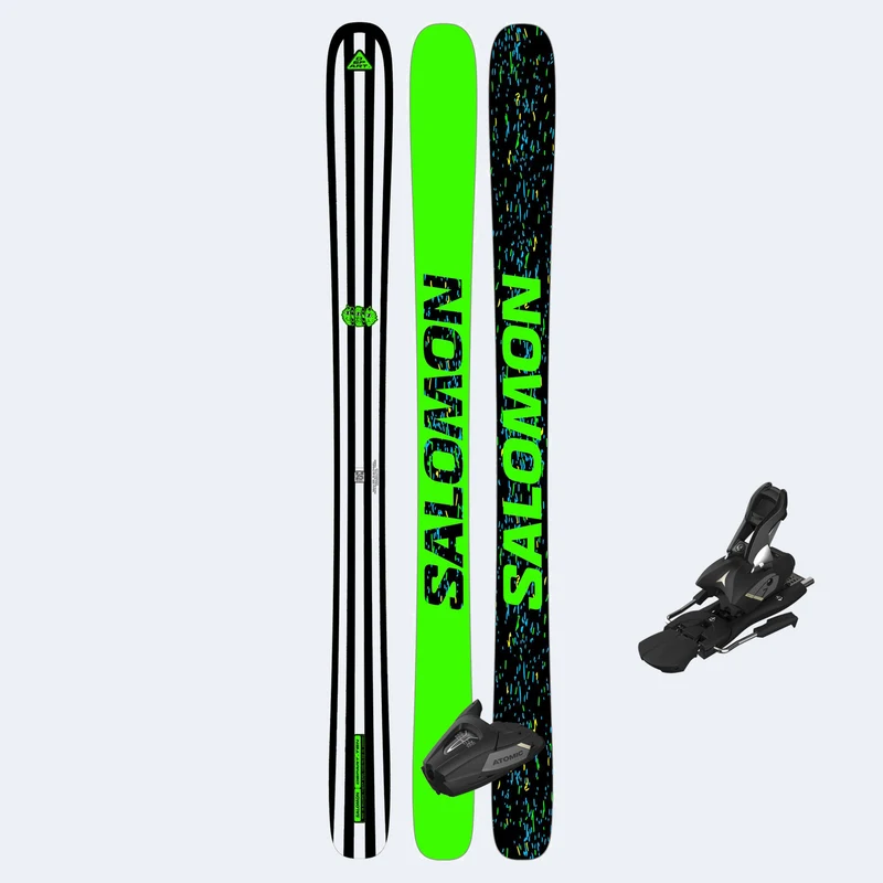 2027 Salomon N Depart Ten Kids Skis with Atomic Colt 7 Bindings