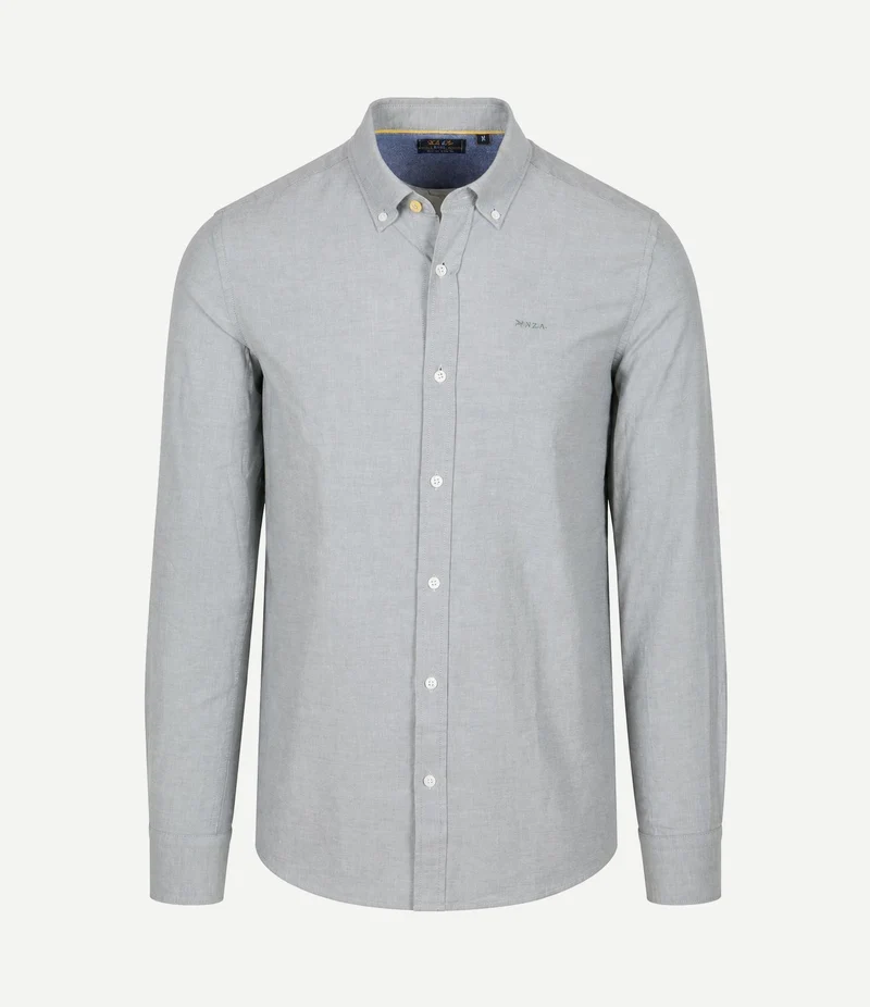 Overhemd bd barn twill groen