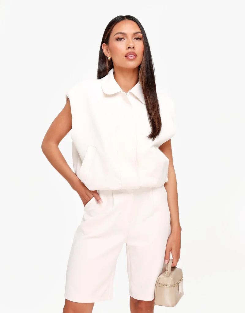 Beige Edit Schouder Pads - Set