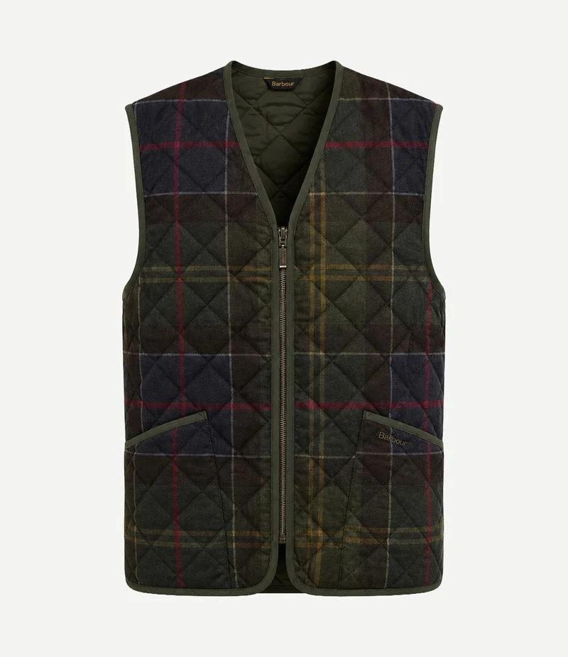 Icons zip-in quilted liner classic tartan