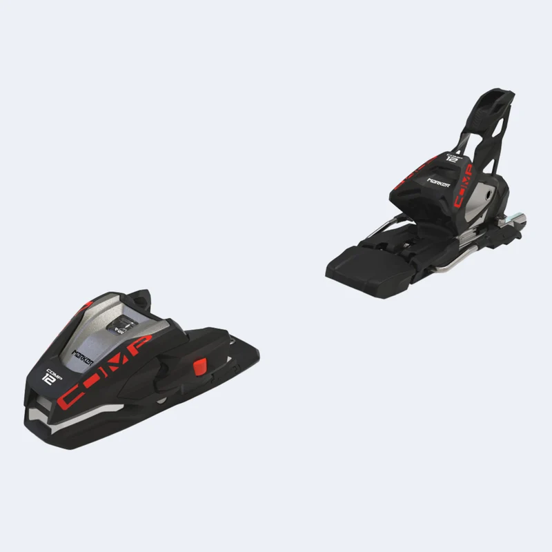 Marker Comp 12 BLACK FLO-RED Bindings
