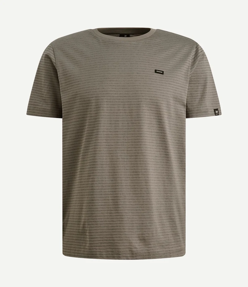 T-shirt streep taupe