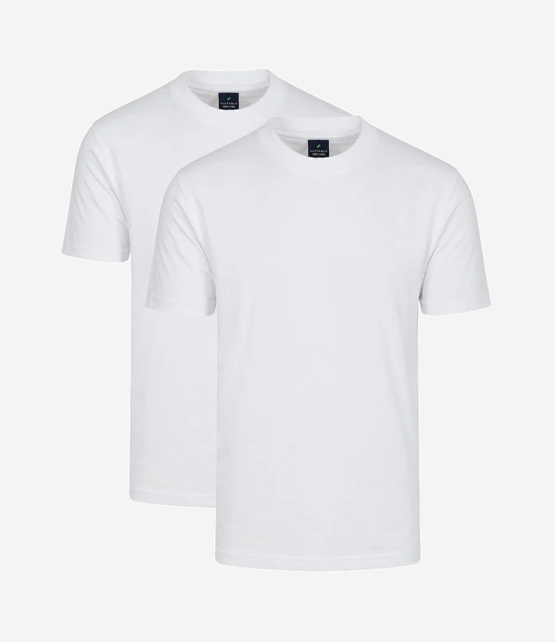 Obrambo t-shirt wit (2-pack)