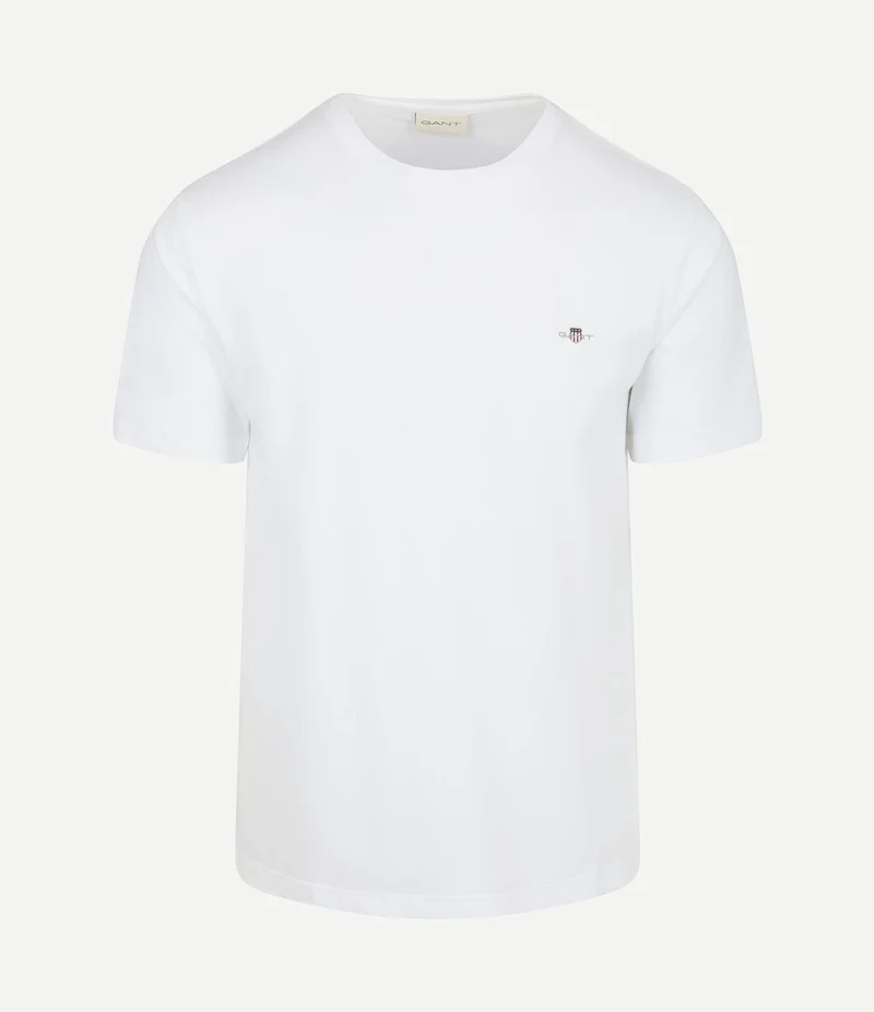 T-shirt shield small logo wit
