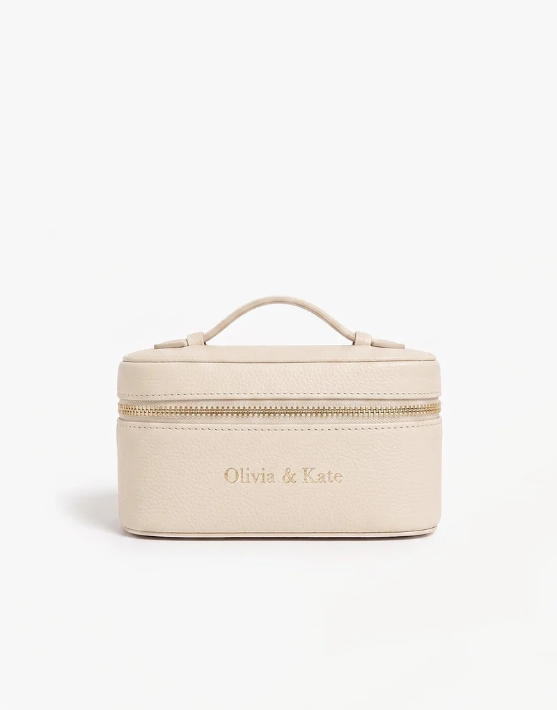 Beige Kleine Sieraden - Toilet Tas