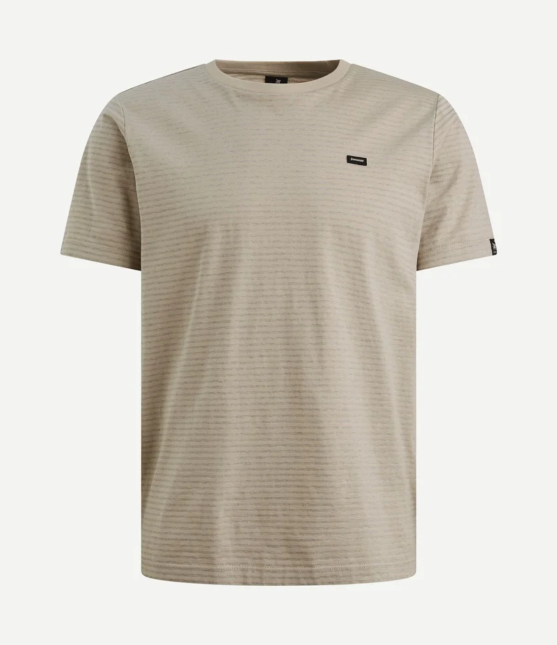 T-shirt streep beige