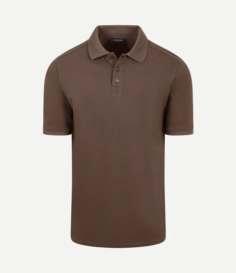 Respect polo tiger bruin