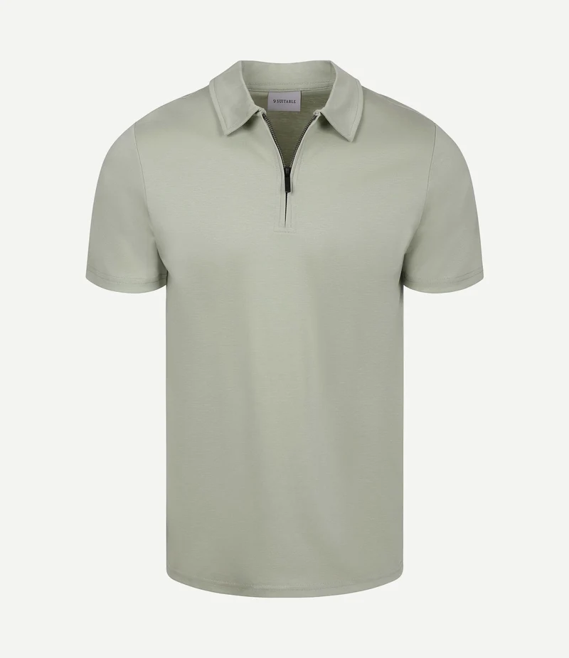 Poloshirt silky light green