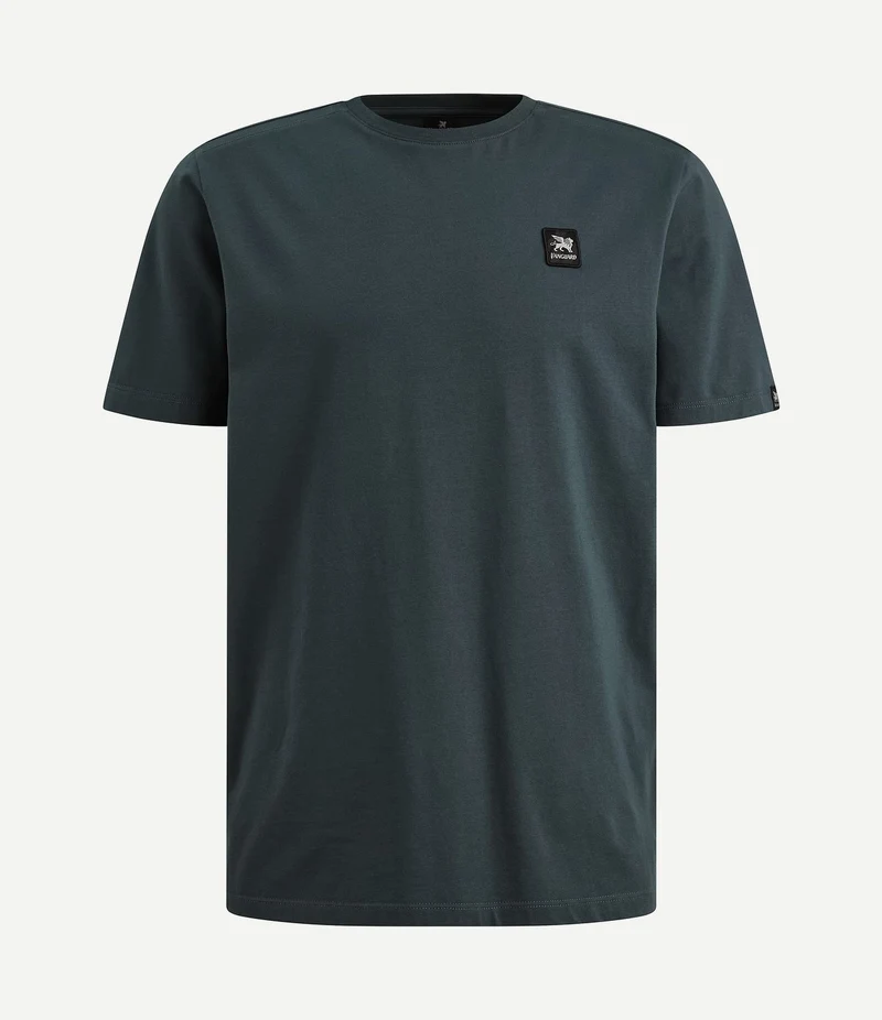 T-shirt logo donkerblauw