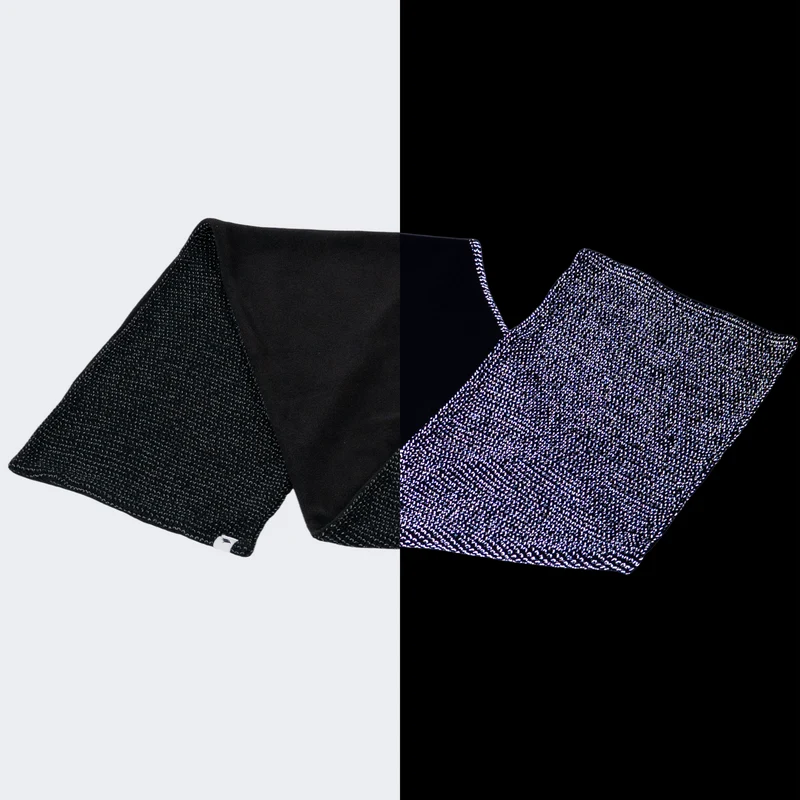 NIEUW: Reflective Scarf - Reflecterende gebreide sjaal met fleece binnenkant