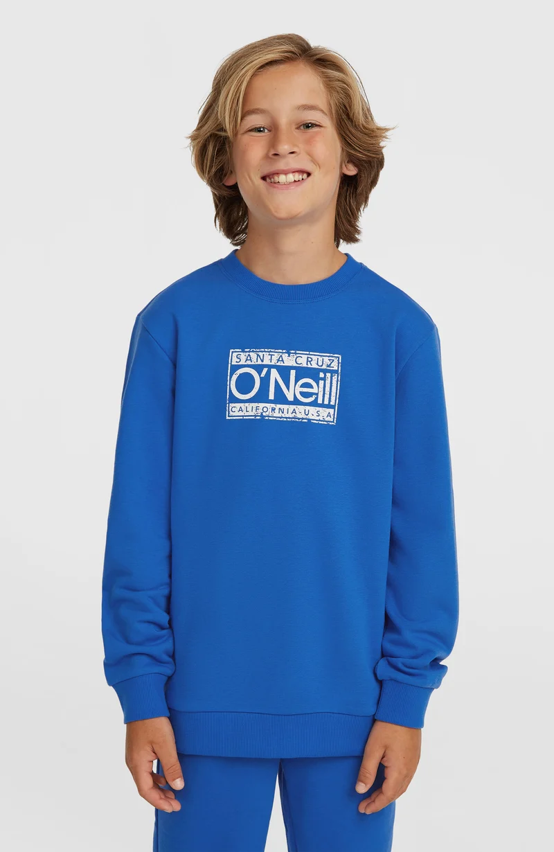 Cali Crew sweater | Mediterranean Blue