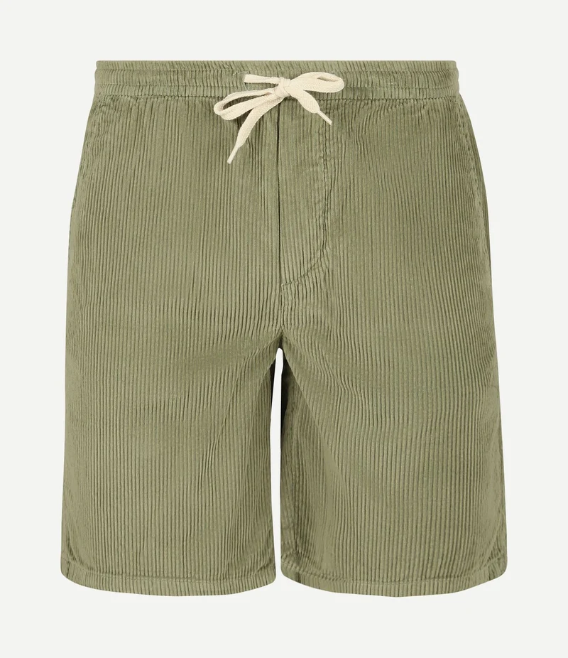 Detroit cord short groen