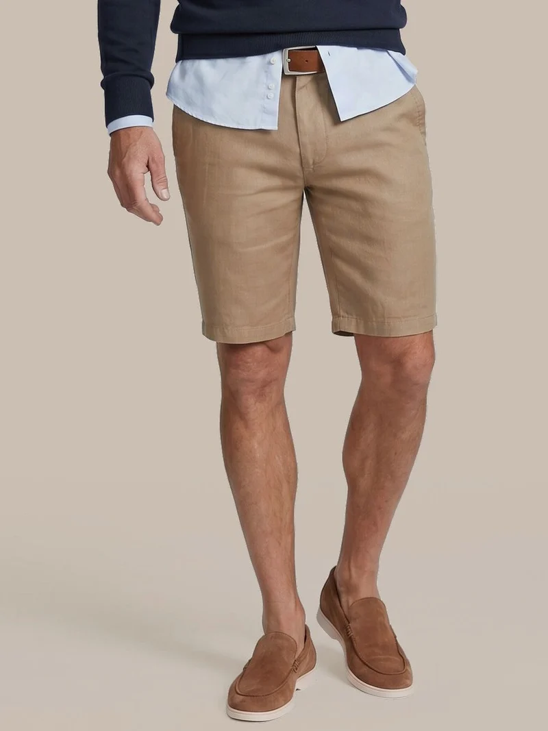Milwau short linen sand