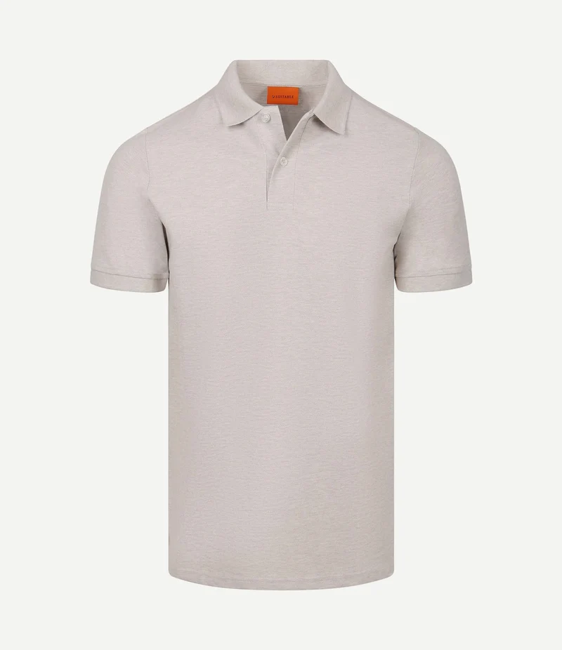 Poloshirt mel pique sand