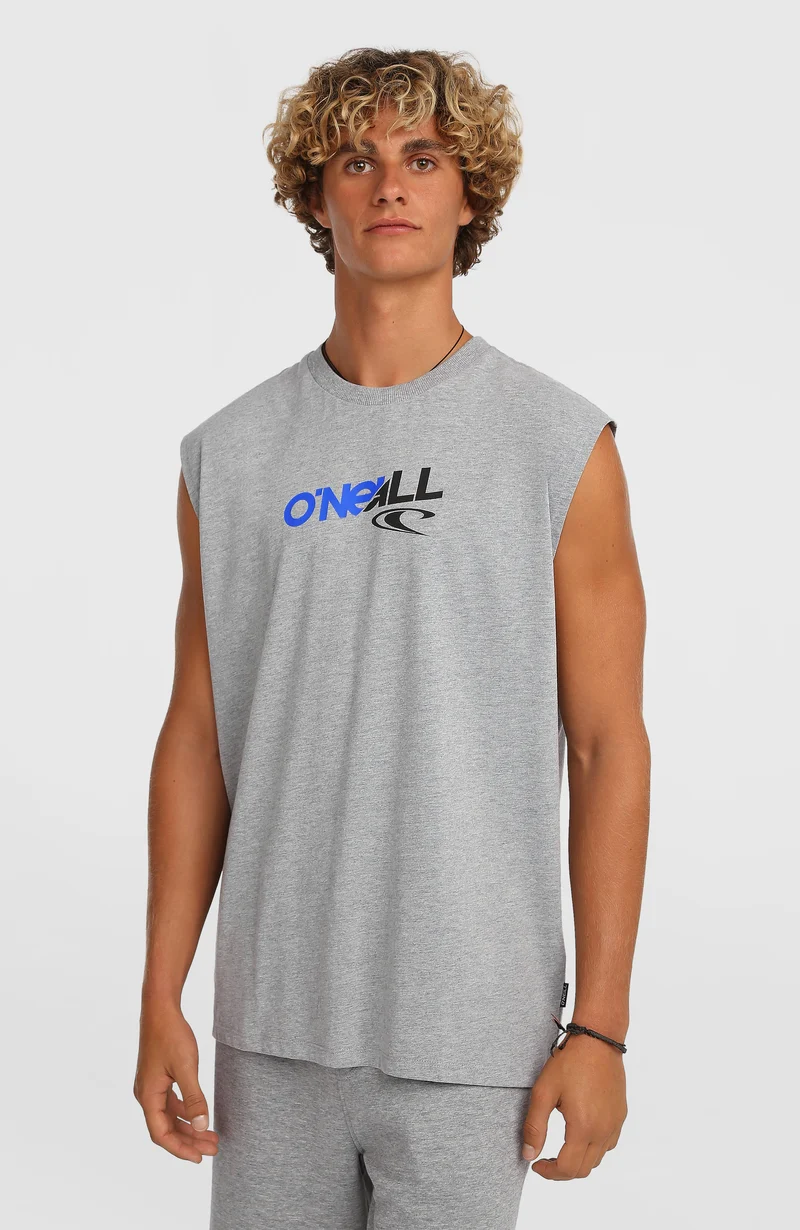 Essentials 90s Graphic tanktop | Silver Melee