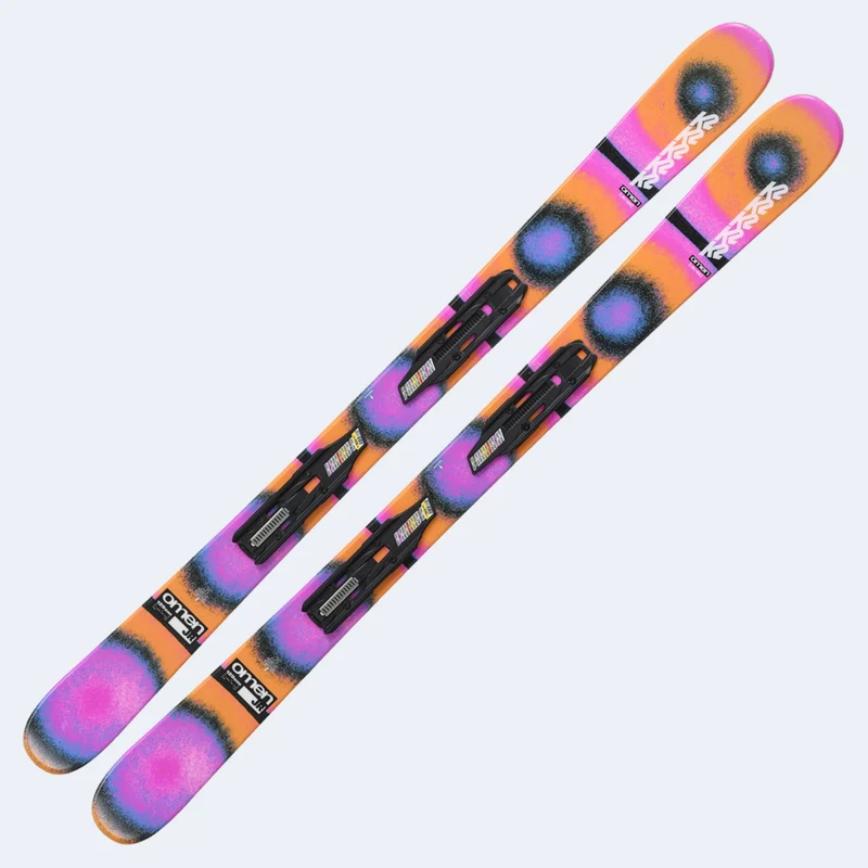 2025 K2 Omen Jr Skis W/ FDT 7 Bindings