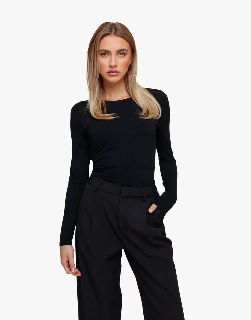 Zwarte Basic LS - Top