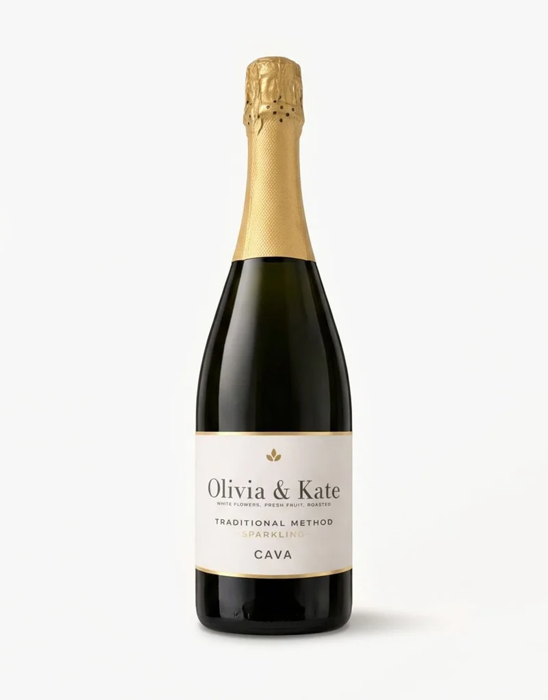 Olivia & Kate - Cava Fles