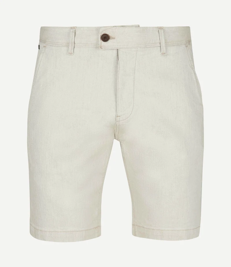 V9 chino short ecru