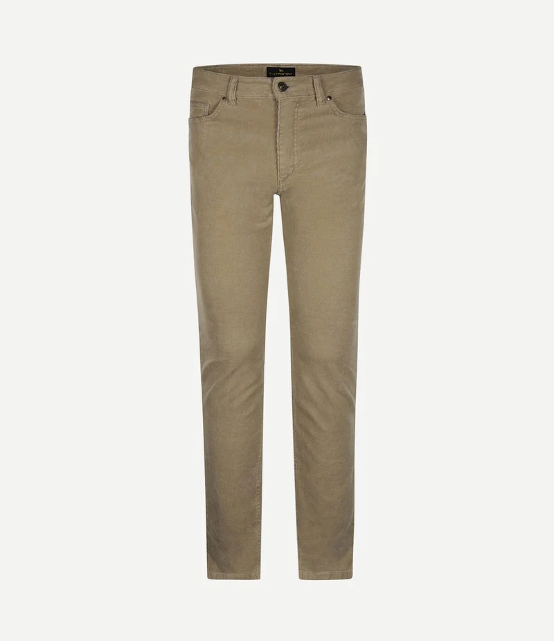 Corduroy broek johnson sand