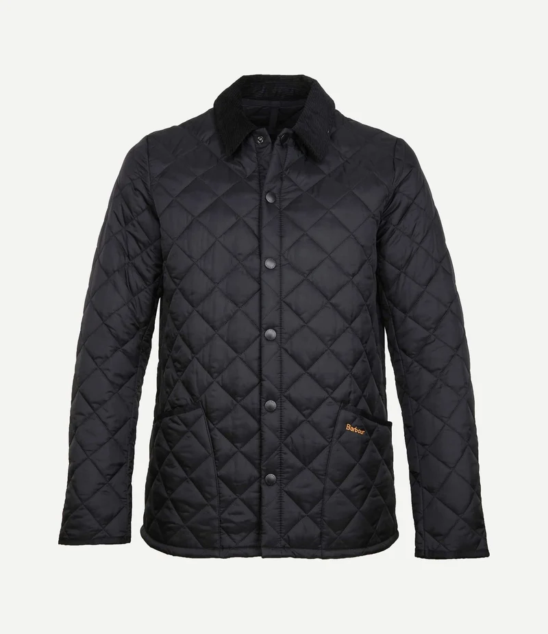 Heritage Liddesdale quilted jas zwart