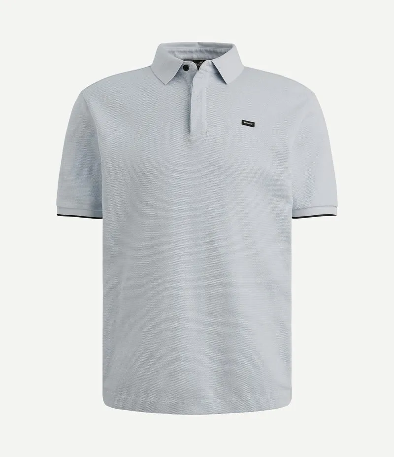 Piqué poloshirt lichtblauw