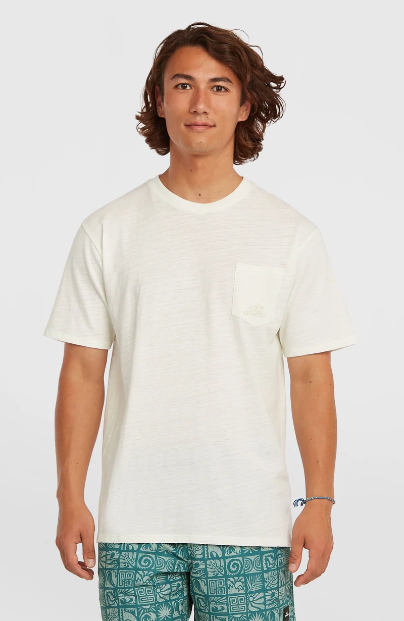 O'Neill Slub Chest Pocket T-shirt | Snow White