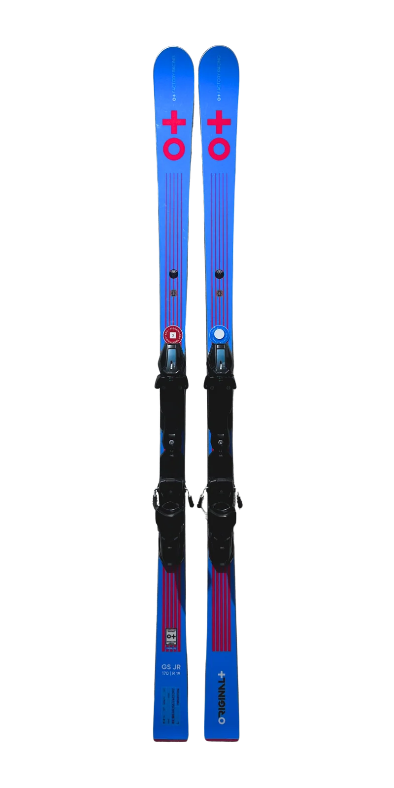 O+ FACTORY RACING GS JR REFURBED 145/170/178 + WCR TEAM PLATE & FREEFLEX 11 RACE