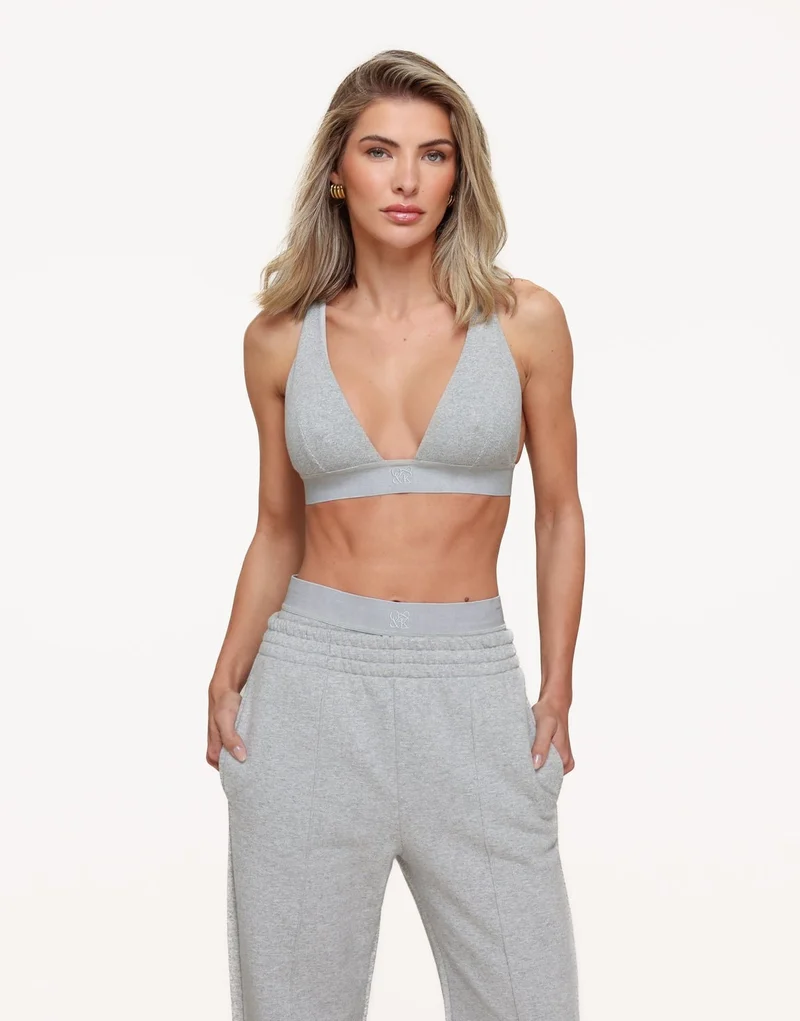 Lichtgrijze Lage - Bralette