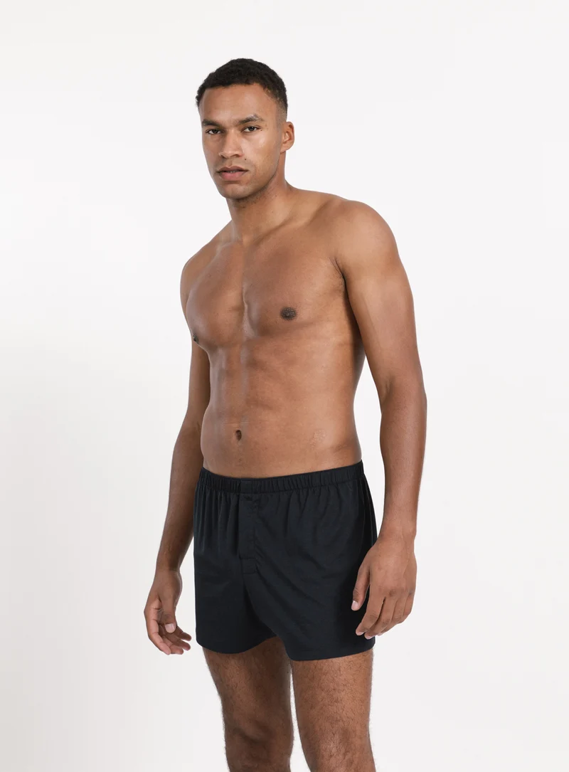 Underwear in Black Eucalyptus & Cotton