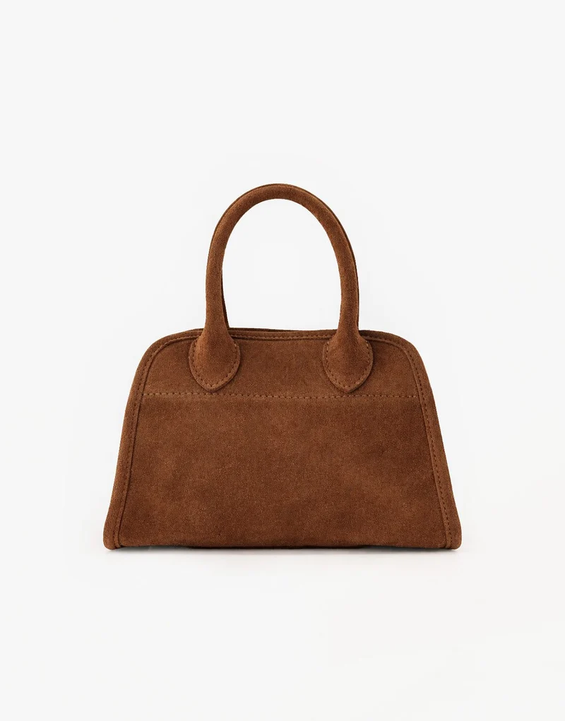 Bruine Suede - Handtas