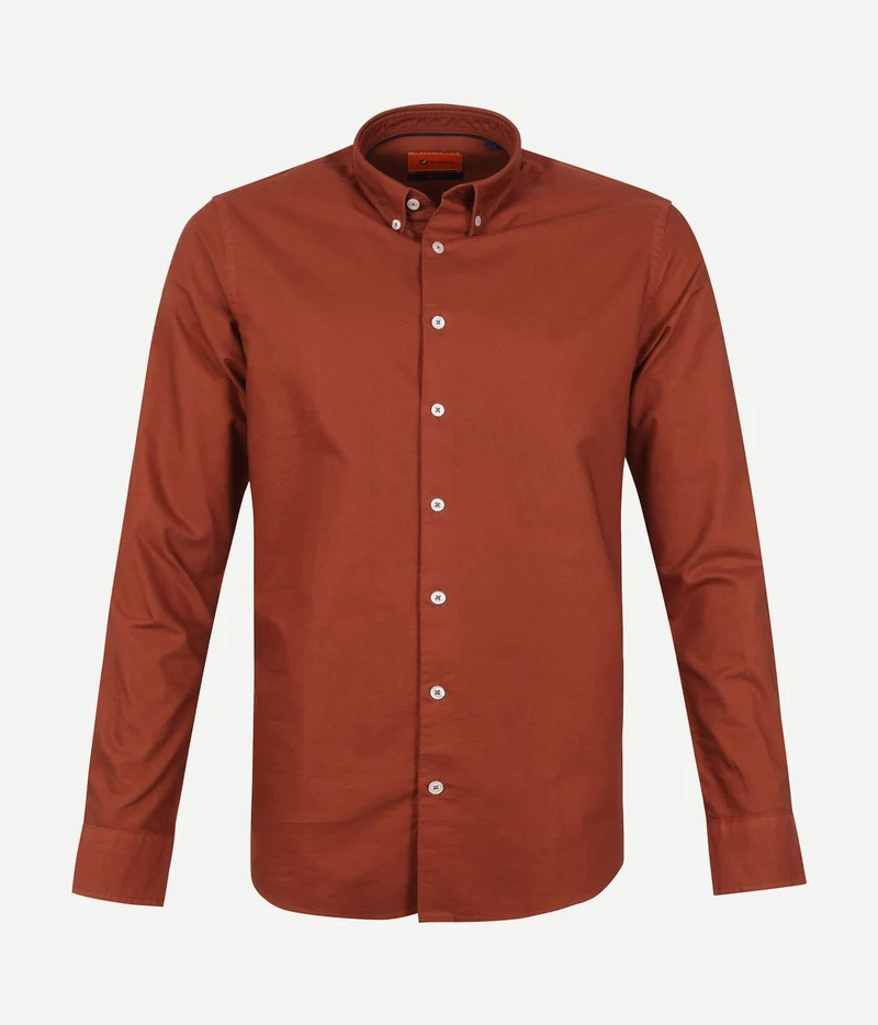 Suitable overhemd bd Oxford rood
