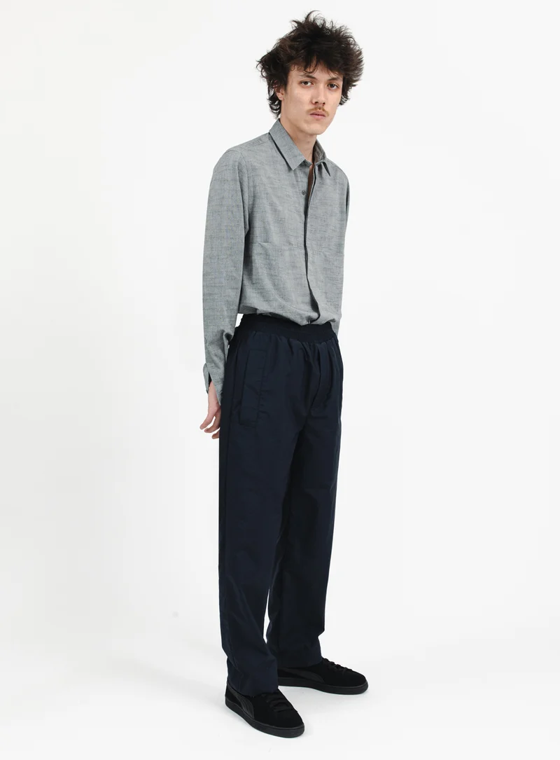 Baggy Pants in Navy Blue Ecocare Microfiber