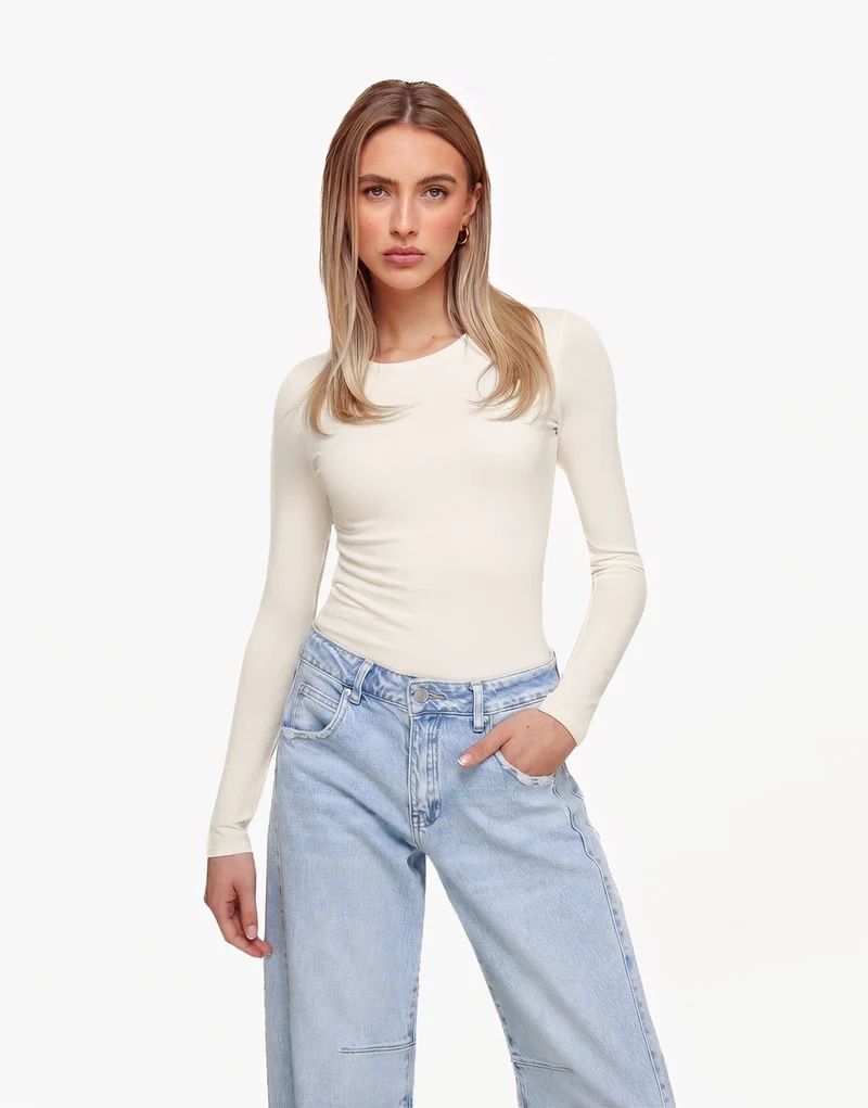 Creme Basic LS - Top