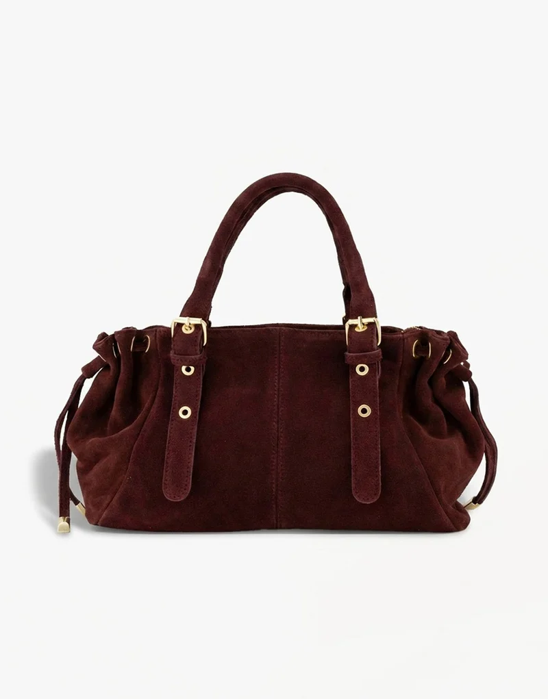 Burgundy Suede City - Tas