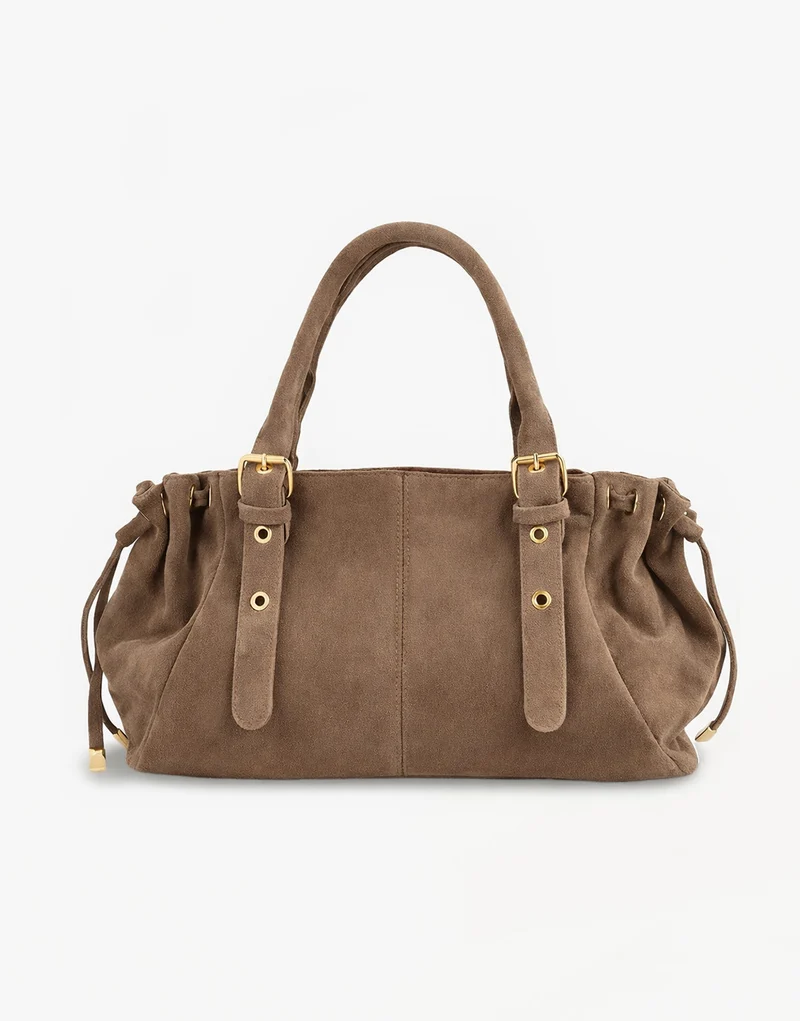 Taupe Suede City - Tas