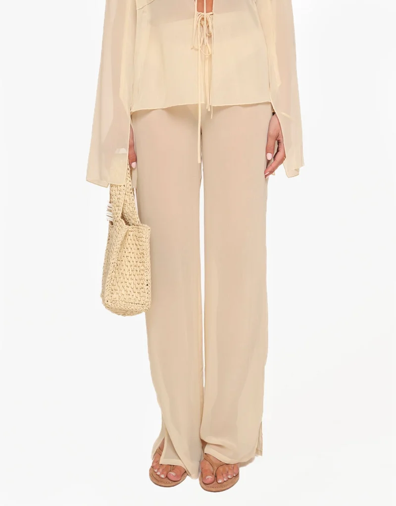 Gele Luchtige - Broek