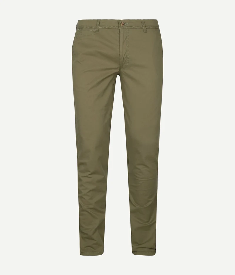 Suitable Plato chino olijfgroen