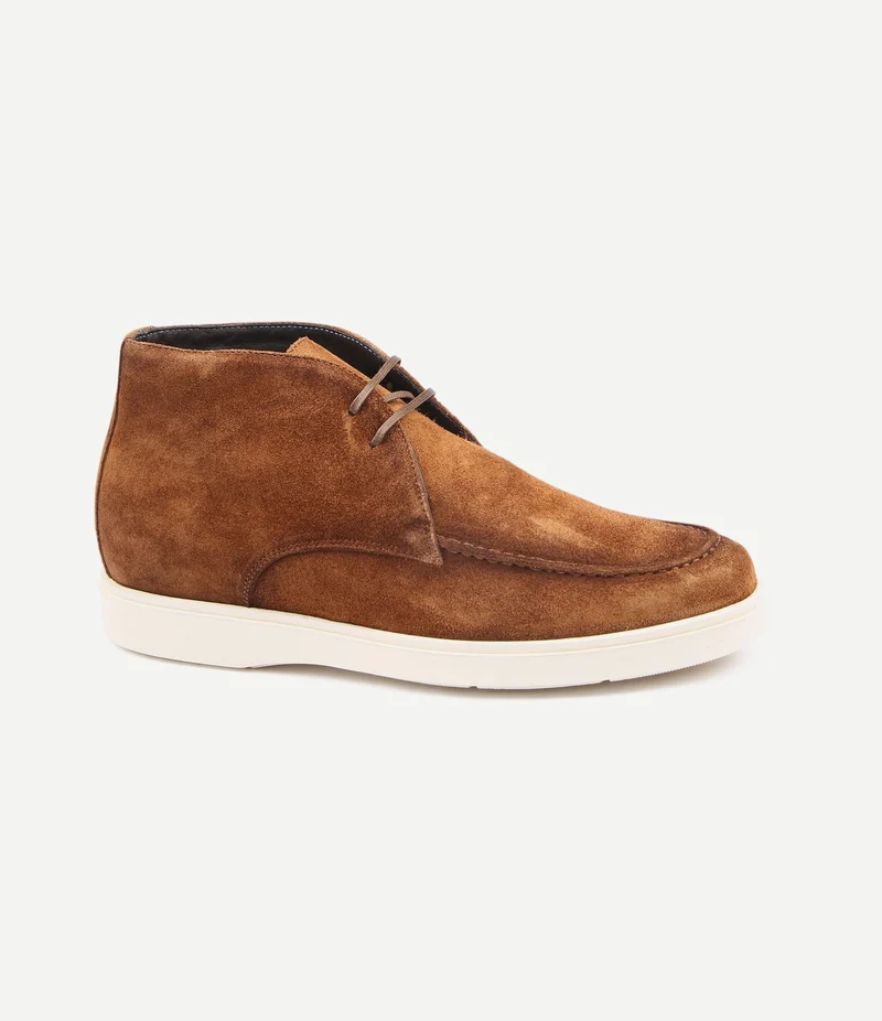 Boy schoen suede bruin