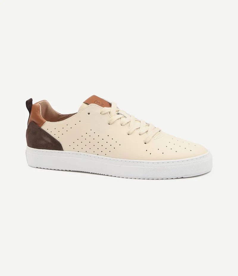 Grain sneaker beige