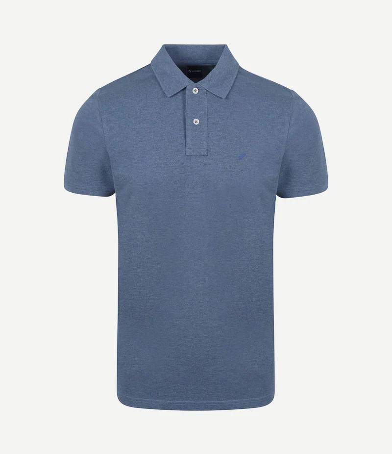 Mang poloshirt blauw