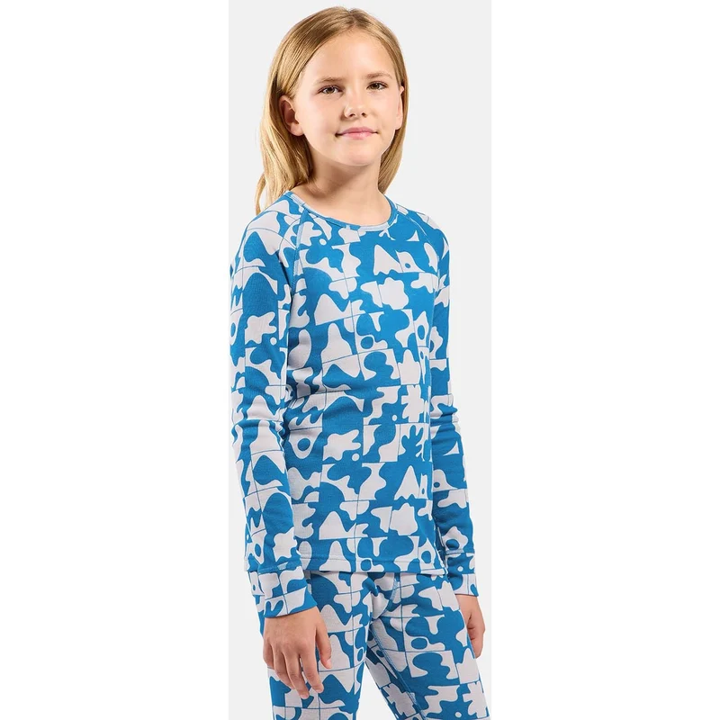active warm graphic kids base layer shirt