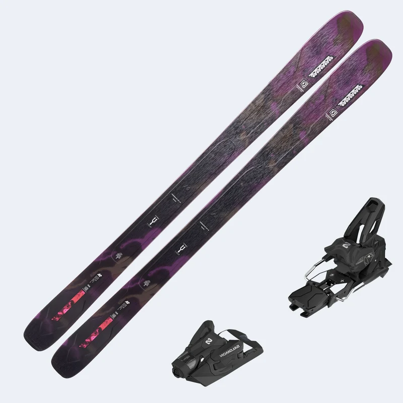 2026 K2 Mindbender 99TI Women's Skis with Salomon Strive 14 GW Bindings